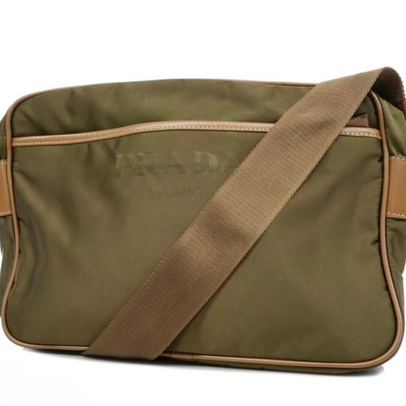 Prada Handbags - Prada Crossbody Bag Olive Green